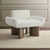 Coco White Modern Accent Chair For Sale - Image 4 of 6