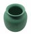 Handcrafted green ceramic vase, designed in the style of Giovanni Gariboldi for Richard Ginori. Characterised by soft...