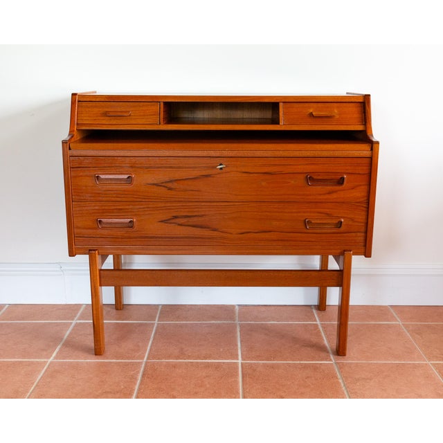 Mid-Century Danish Bureau Desk by Arne Wahl Iversen, 1960s For Sale - Image 11 of 18