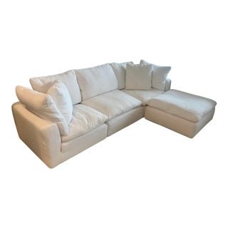 Resteration Hardware Cloud Sectional For Sale