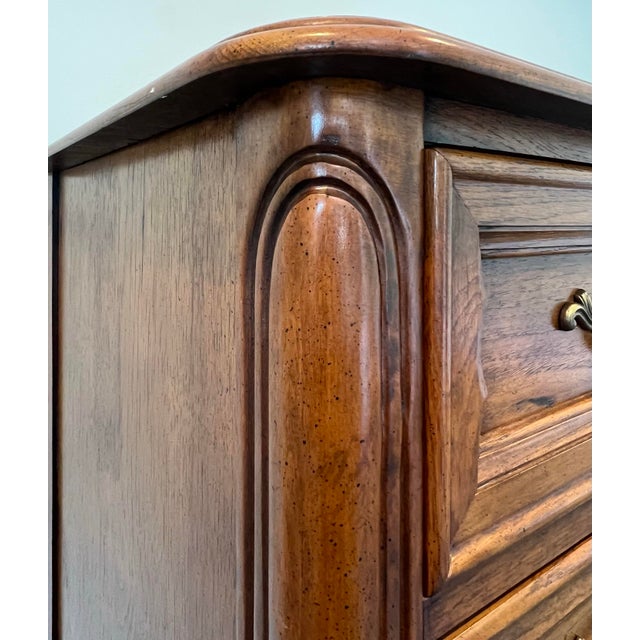 Wood Dixie Furniture Carved French Country Lingerie Chest For Sale - Image 7 of 11