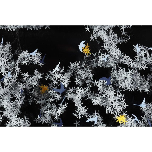 Black Nayla Tabet, Wall Sculpture, Metal & Paper For Sale - Image 8 of 17