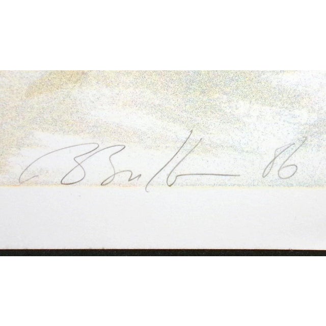 Beatrice Bulteau "Aurore" Signed Serigraph Fine Art, Horses, France For Sale - Image 4 of 5