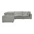 Cali Slate Performance Fabric Modular L-Sectional For Sale - Image 4 of 7