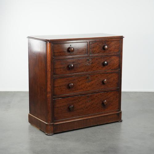 Antique English Mahogany Chest of Drawers, 1800s For Sale - Image 14 of 14