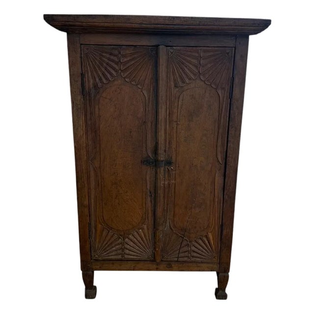 Early 20th Century Museum Quality Hand Carved Cabinet For Sale