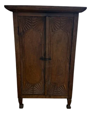 Early 20th Century Museum Quality Hand Carved Cabinet