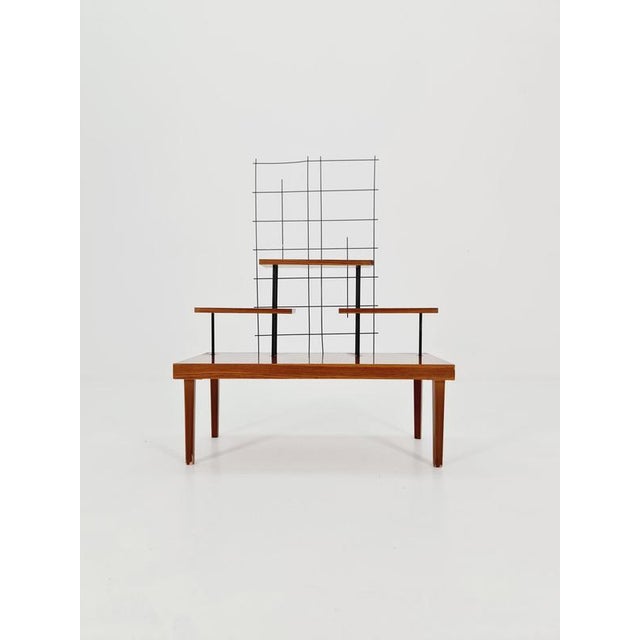 Large Mid-Century German Minimalist Plant Stand, 1950s For Sale - Image 6 of 11