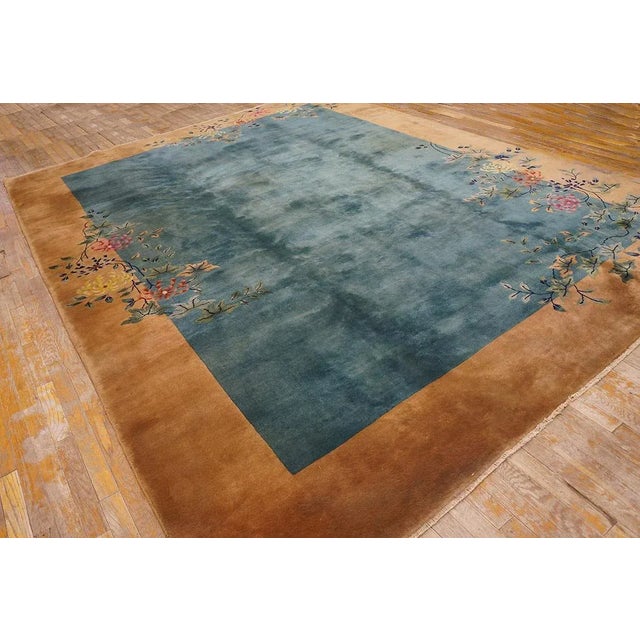 1920s Chinese Art Deco Carpet ( 8' 10" x 11'6" - 270 x 350 ) For Sale - Image 4 of 7