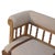 2020s Bouclé and Leather Upholstered Bench With Spindle Back For Sale - Image 5 of 8