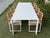 Harbour Outdoor Hayman Aluminum Dining Table, White For Sale - Image 12 of 12