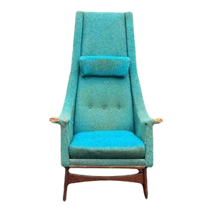 Mid 20th Century Adrian Pearsall for Craft Associates 2486-C High Back Lounge Chair