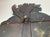 Huge Antique Hand Painted 17th Century Copper Wrought Iron Religious Sign Statue For Sale - Image 17 of 18