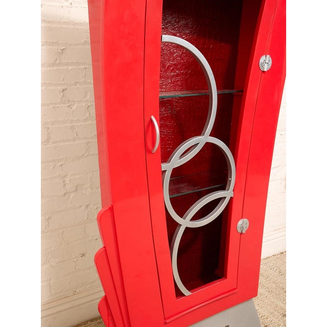 Deco Cabinet One of a Kind Shelf For Sale - Image 10 of 12