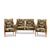 Antique Seating Set, England, 1900s, Set of 3 For Sale - Image 11 of 12