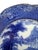 Antique Charles Meigh & Son Jenny Lind Flow Blue Charger, England C. 1855 For Sale - Image 4 of 4