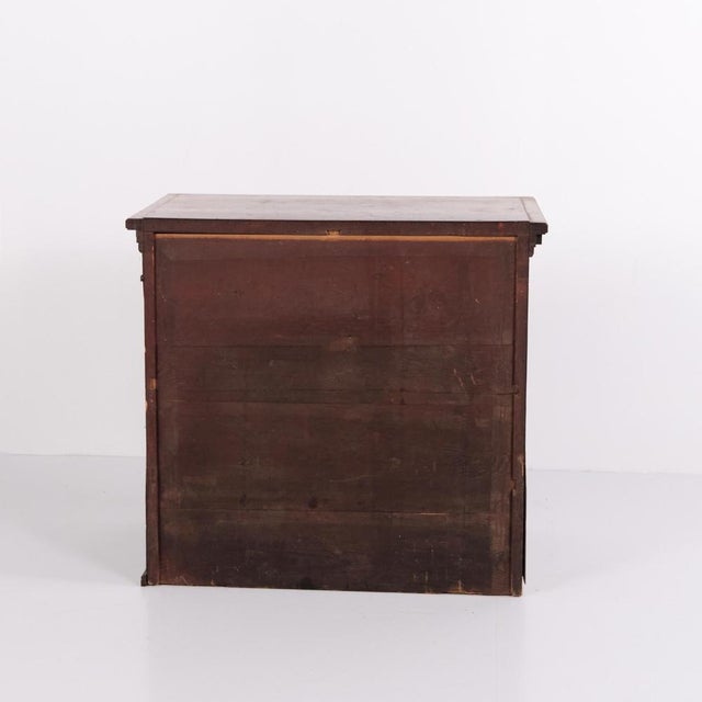 Louis XVI Chest of Drawers with Dentil Moulding and Side Columns, 1760 For Sale - Image 9 of 10