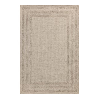 Amber Lewis x Loloi Windsor Ivory / Stone 3'-6" x 5'-6" Accent Rug For Sale