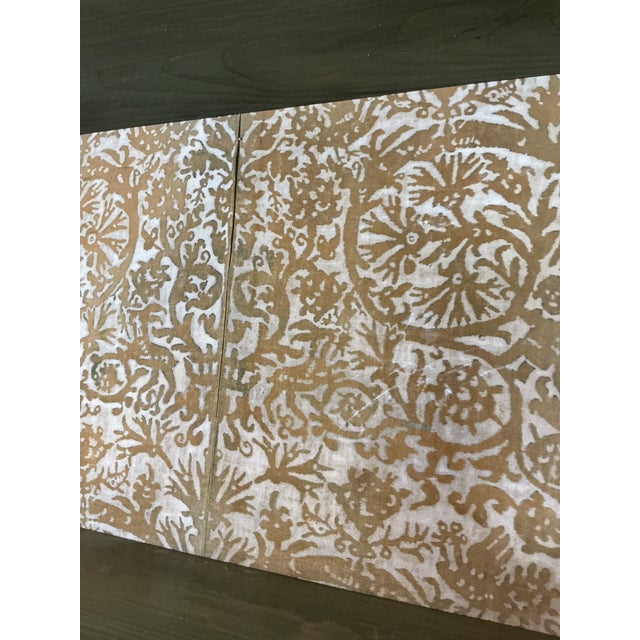 Late 20th Century Rustic European Style Painted Wood Hutch Cabinet With Decorative Panels For Sale - Image 12 of 17