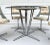 Chrome MCM Smoky Glass, Lucite and Chrome Dining Table Set For Sale - Image 8 of 13