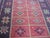 1950s Pink Purple Geometric Vintage Indian Cotton Dhurrie Rug 9'7" X 12'4" Flatweave Carpet For Sale - Image 11 of 11