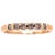 14 Karat Yellow Gold Diamond Band Bridal Wedding Anniversary Ring Size 7.75. 0.30 total diamond weight. 2 grams total weight.
