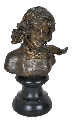 20th Century Art Nouveau Bronze by F Renard