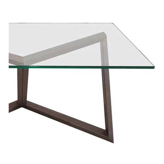 Rebis Iron Table with Crystal Top by Nato Frascà, Italy, 1970s For Sale - Image 3 of 5
