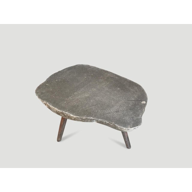 2010s Andrianna Shamaris River Stone Side Table For Sale - Image 5 of 5