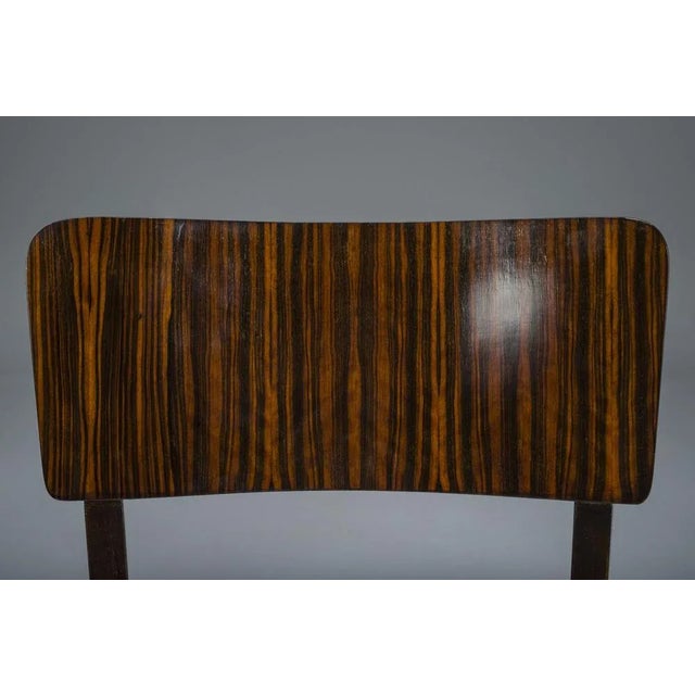 Art Deco Makassar Dining Chairs, 1930s, Set of 4 For Sale - Image 6 of 13