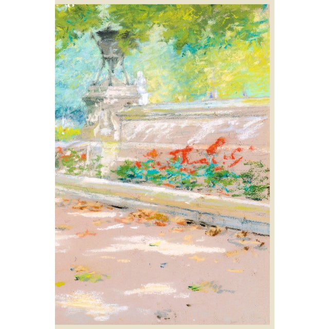 1887 Terrace, Prospect Park Impressionist Garden Art Print by William Merritt Chase - 24" X 16" For Sale In Buffalo - Image 6 of 9