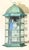 Vintage Solid Brass Hexagonal Hanging Lantern – Verdigris Patina 20”h X 11”w For Sale - Image 12 of 18