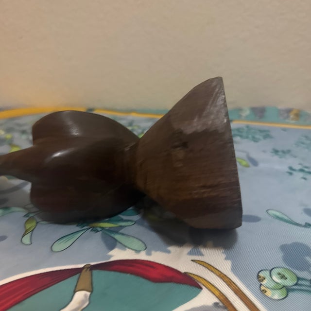 Vintage Hand-Carved Ironwood Pelican Sculpture For Sale In Minneapolis - Image 6 of 7