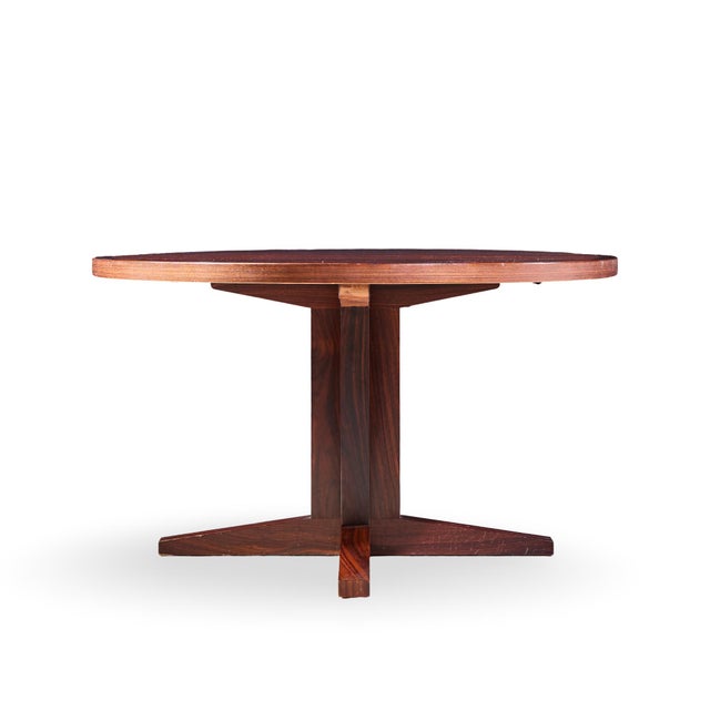Heltborg Møbler John Mortensen for Heltborg Møbler Mid Century Danish Rosewood Expanding Dining Table With 2 Leaves For Sale - Image 4 of 13