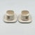 Ivory Ceramic Cups and Saucers by Makio Hasuike for Arnolfo di Cambio, Italy, 1970s, Set of 4 For Sale - Image 11 of 13