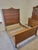 Offered here is one piece from a long-preserved American quarter-sawn tiger oak bedroom suite dating to approximately...