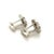 Silver 1990s Tiffany & Co Estate Sand Blast Finish Cufflinks Sterling Silver 11.6 Grams - 2 Pieces For Sale - Image 8 of 12