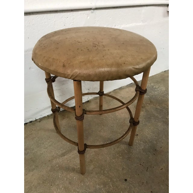 Mid Century Hollywood Regency Stools or Ottomans, USA, Circa 1960s - A Pair For Sale In Miami - Image 6 of 8
