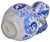 Blue Mid 20th Century Handcrafted Blue Andalusian-Patterned Ceramic Vase W/ Handle For Sale - Image 8 of 8