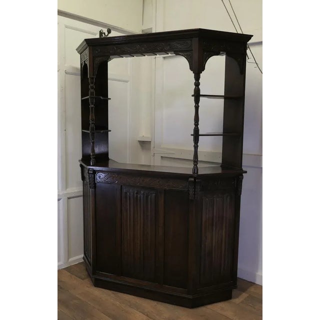 Wood Country House Hostess Greeting Station For Sale - Image 7 of 11