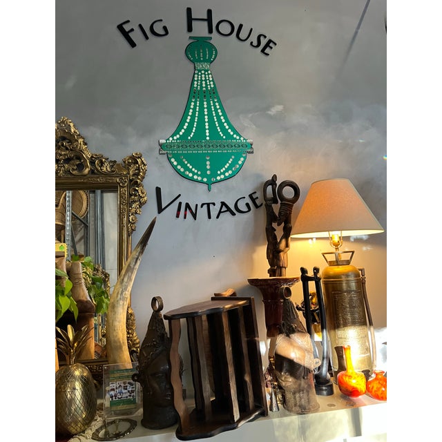 Brown 1970s Country Living Wooden Magazine Rack For Sale - Image 8 of 12