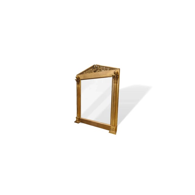 19th-century giltwood occasional mirror in the style of Sir Lawrence Alma-Tadema.