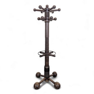 Coat Rack in Oak by Charles Dudouyt For Sale