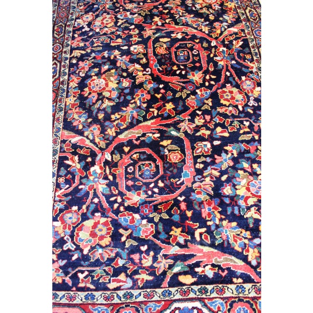 Handmade Middle Eastern Mahal Rug For Sale - Image 3 of 6