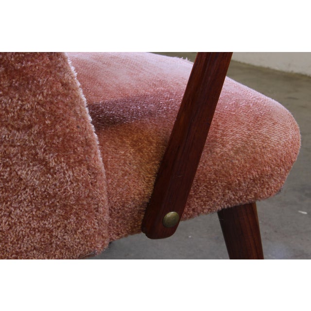 Vintage Scandinavian Teak Organic Chair, 1950 For Sale - Image 11 of 12