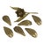 Mid-Century Modern Brass Lily Flower Sculpture Figurine Ashtray, 1960s For Sale - Image 9 of 18