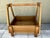 Mid 20th Century Vintage Mid 20th Hand Crafted Wooden Storage Basket With Handle For Sale - Image 5 of 8