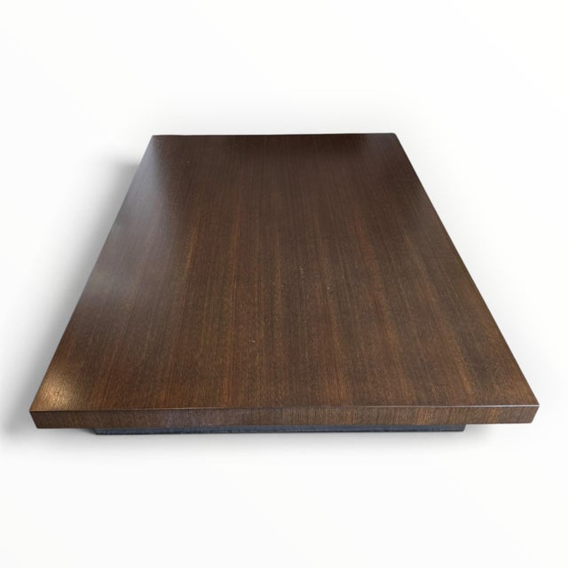 Wood Holly Hunt Large Modern Coffee Table For Sale - Image 7 of 9