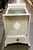 Shabby Chic Off White Wicker Console Table With Glass Top For Sale - Image 3 of 9