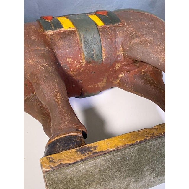 Antique Wooden Horse Sculpture, 1890s For Sale - Image 18 of 18